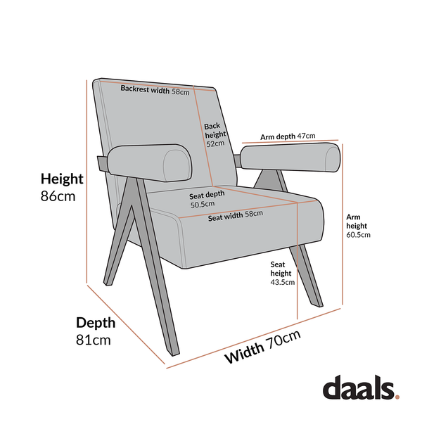 Chinnor Beige Boucle Weathered Oak Frame Accent Chair