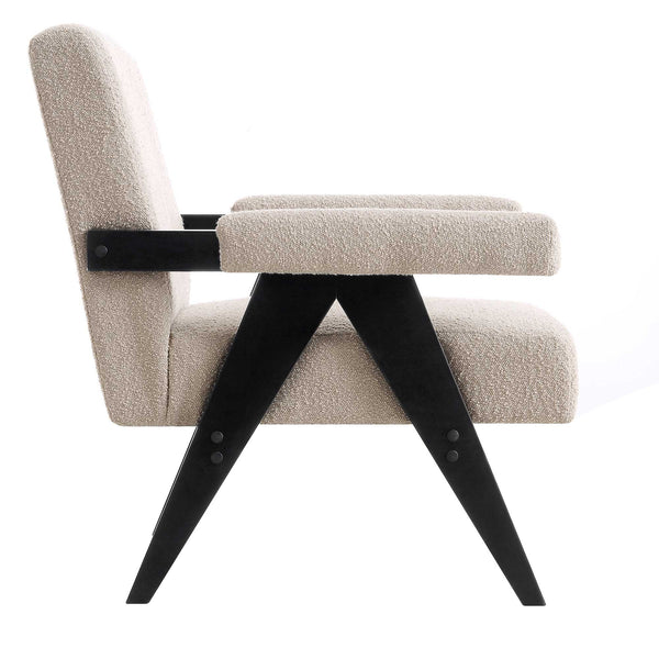 Chinnor Sand Boucle Accent Chair