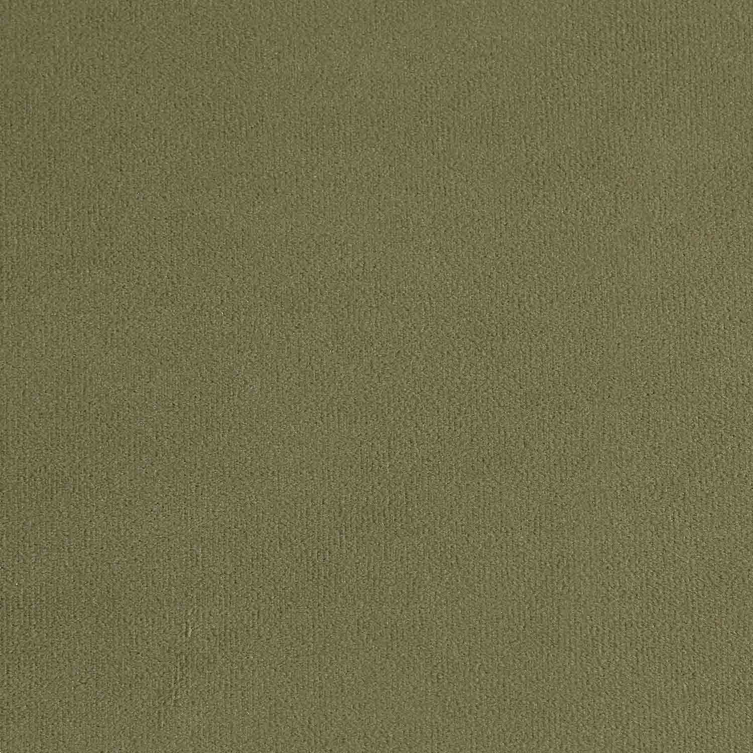 Brigette 3-Seater Olive Green Velvet Sofa with Antique Brass Castor Legs