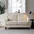 Harper  2-Seater Slope Arm Beige Woven Fabric Sofa