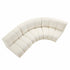 Granvia Ecru Boucle Modular Sofa, 3-Seater L-Shaped Sofa