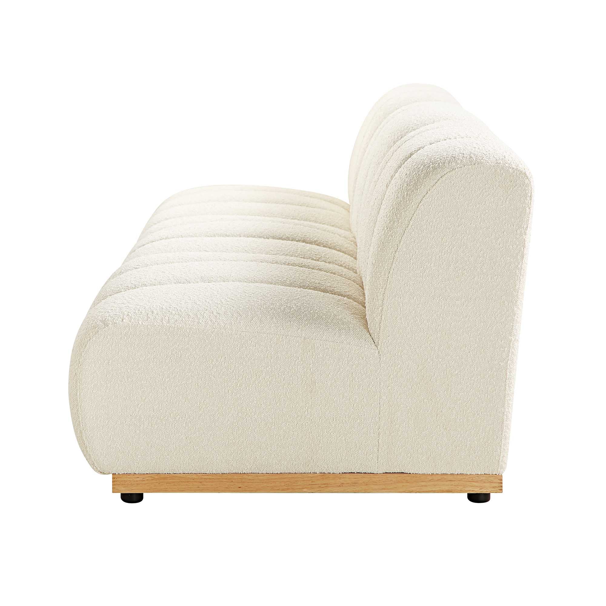 Granvia Ecru Boucle Modular Sofa, 3-Seater Sofa