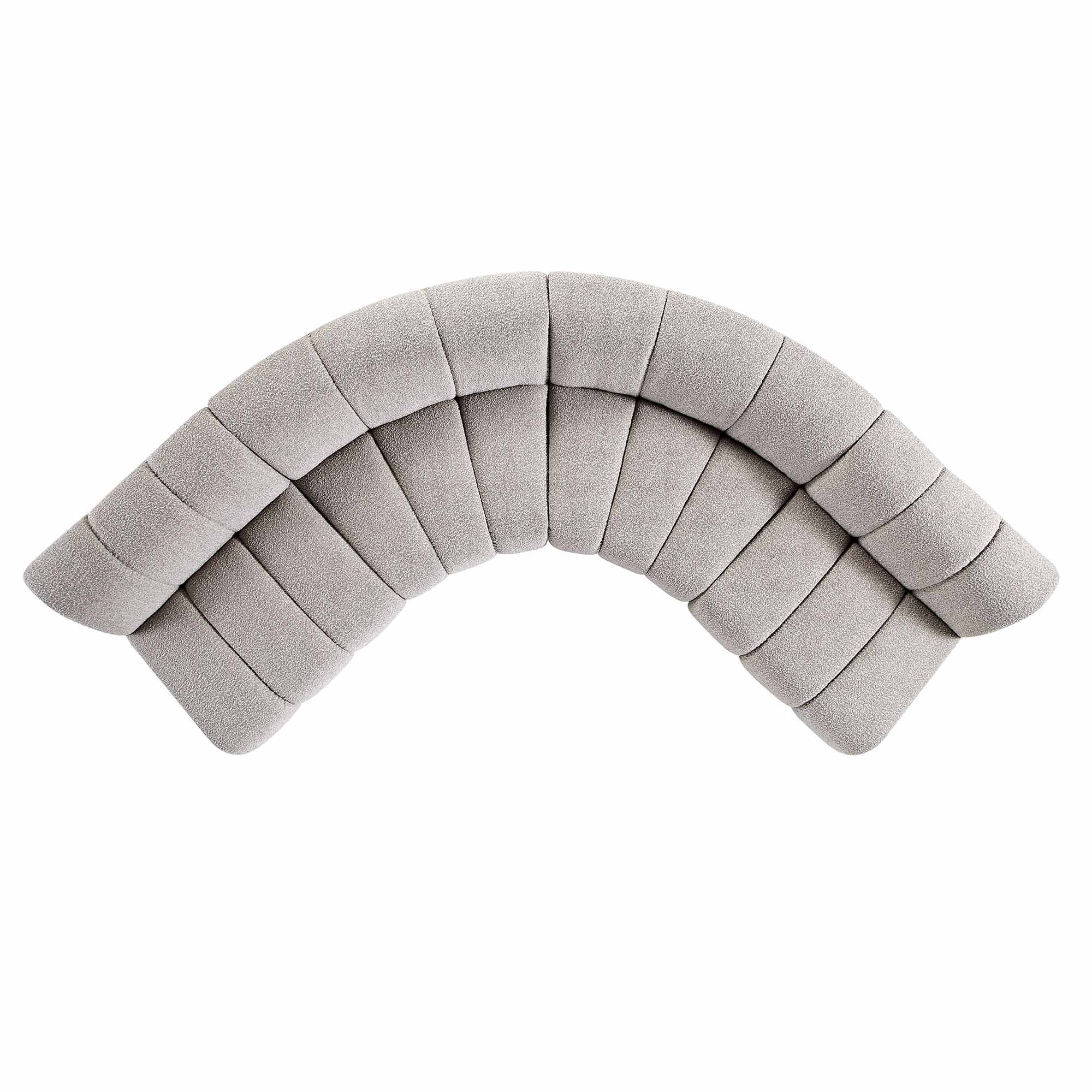 Granvia Taupe Boucle Modular Sofa, 4-Seater Large Corner Sofa
