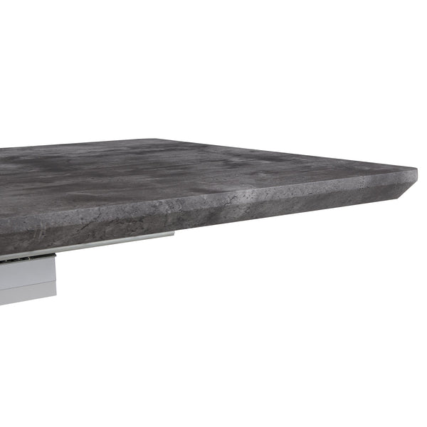 Goswell Concrete Effect Extending Dining Table 6 to 8 Seater
