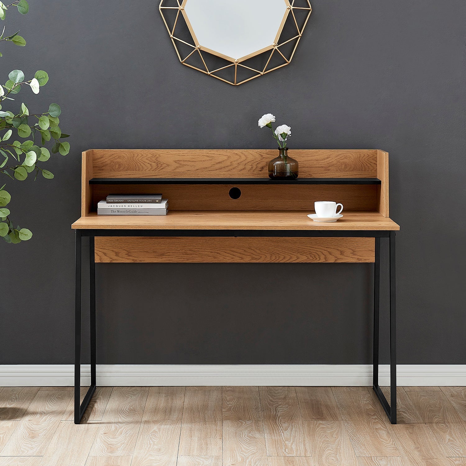 Moncton 120cm Office Desk with Shelf