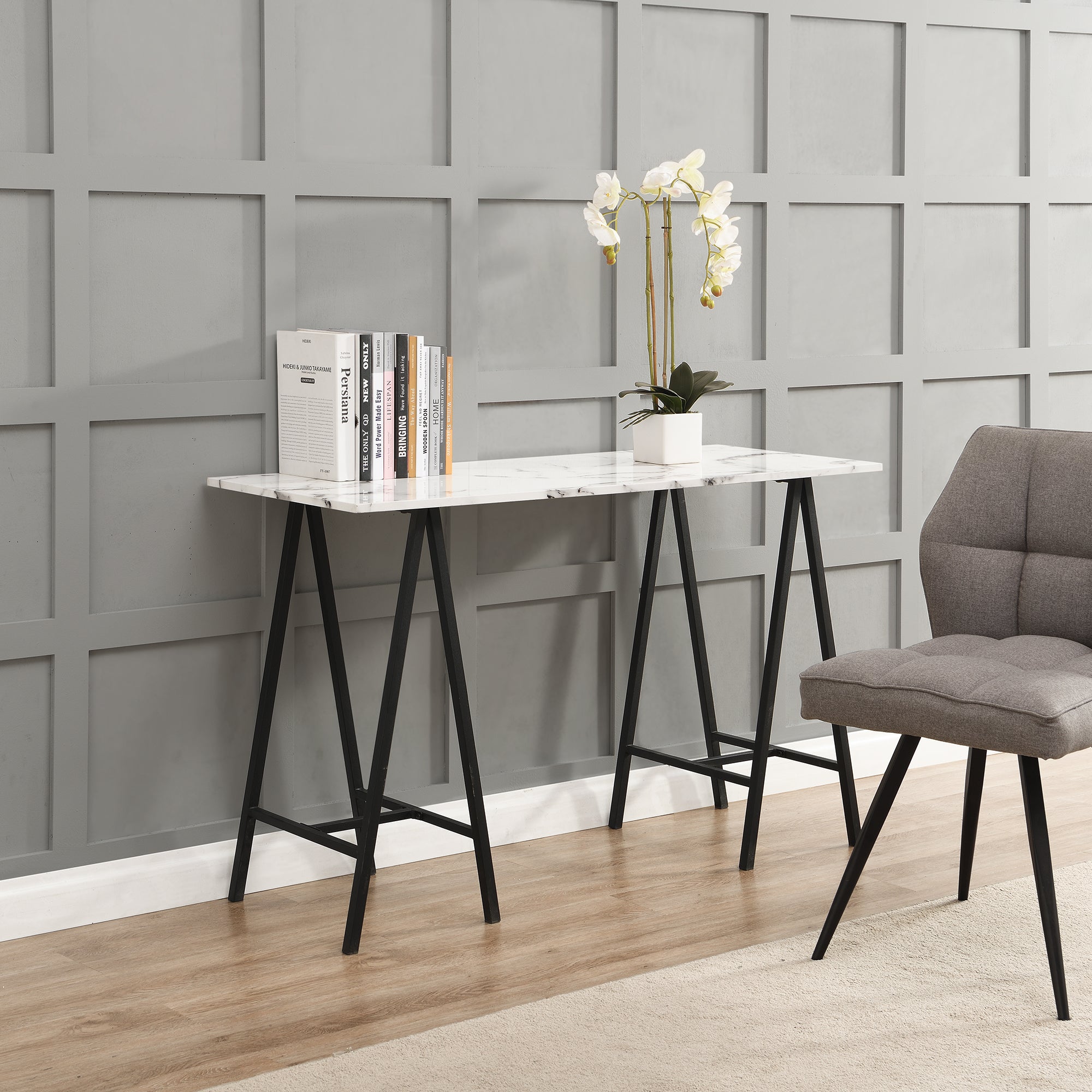Ravena Marble Effect Console Table