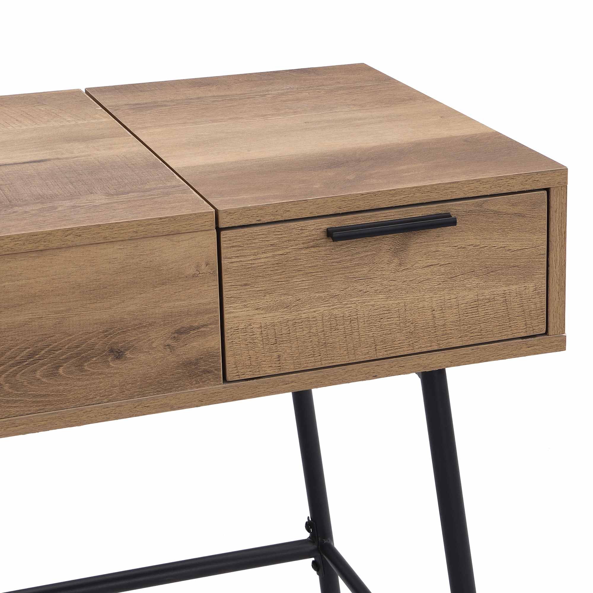 Selwyn Oak Effect Console Dressing Table