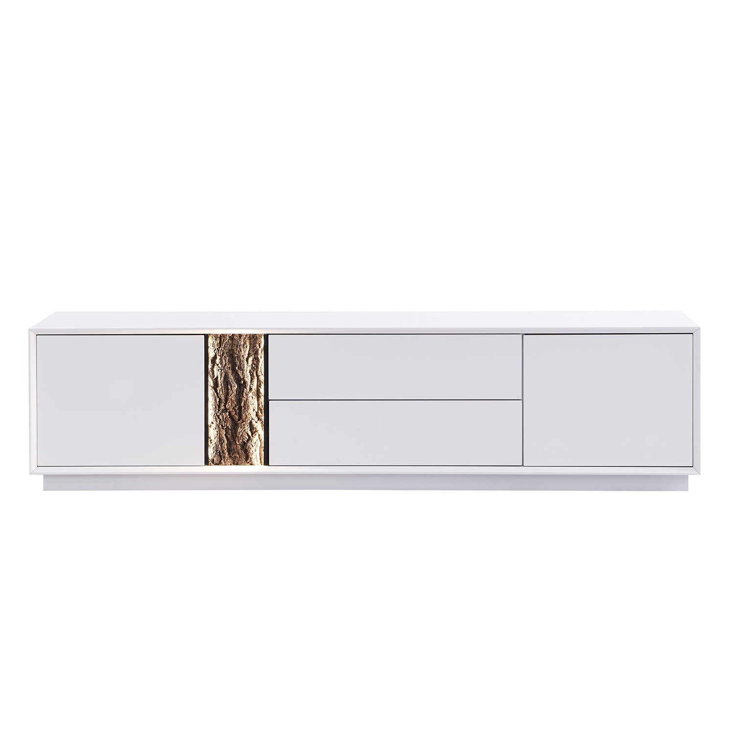 Glen Tree Bark Extra Wide LED TV Unit