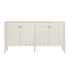 Henley Scalloped Edge 150cm Wide Sideboard, Light Sand