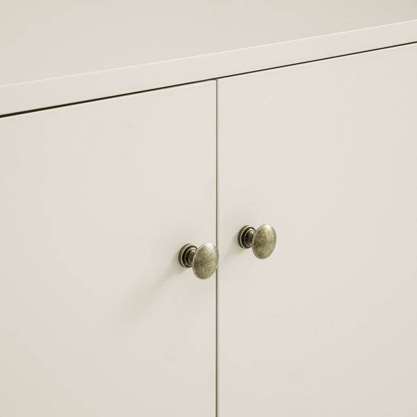 Henley Scalloped Edge 150cm Wide Sideboard, Light Sand