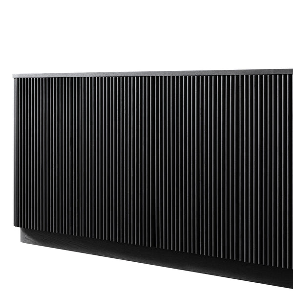 Maru Large 4-Door Sideboard, Black