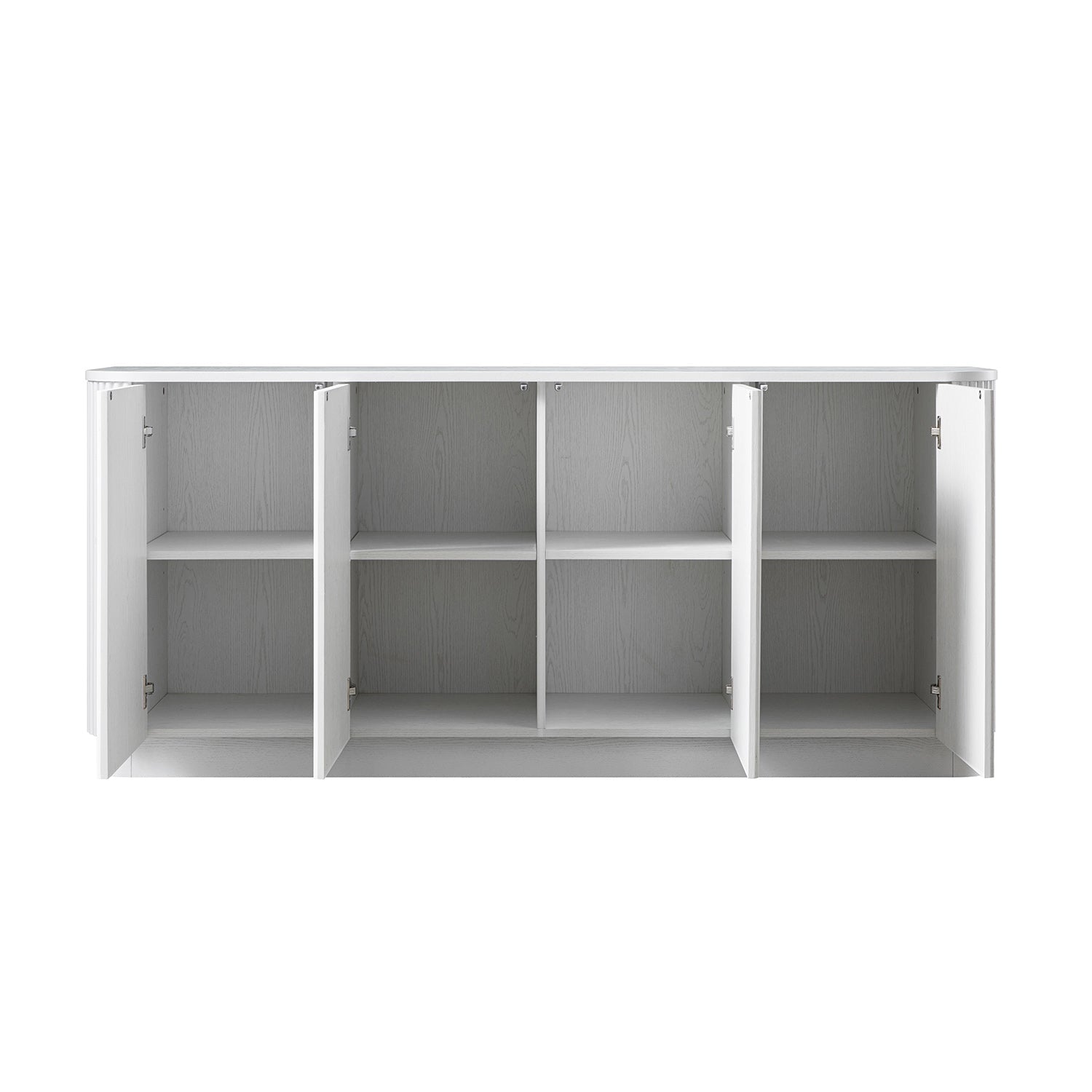 Maru Large 4-Door Sideboard, Washed White