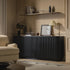 Maru Large 2-Door Sideboard with Drawers, Black