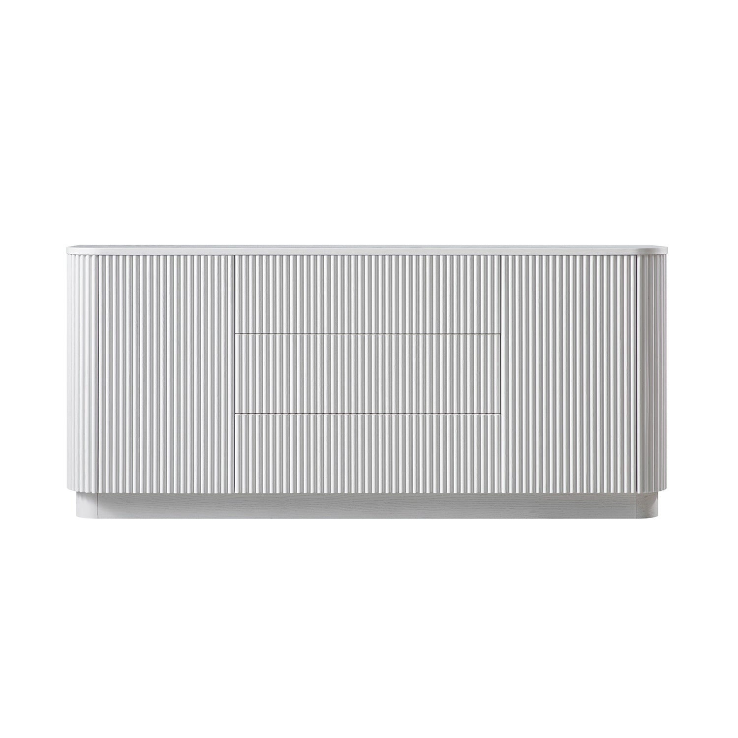 Maru Large 2-Door Sideboard with Drawers, Washed White