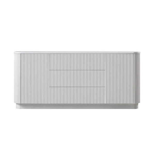 Maru Large 2-Door Sideboard with Drawers, Washed White