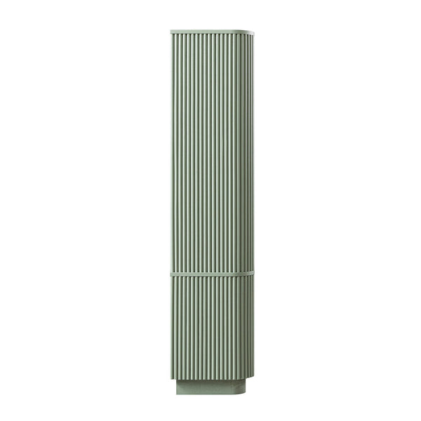 Maru Bookcase with Cabinet, Sage Green