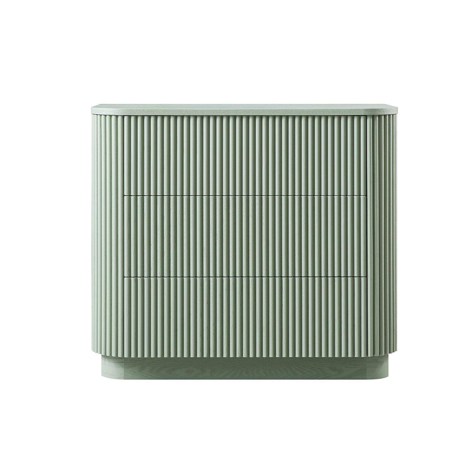Maru Chest of 3 Drawers, Sage Green