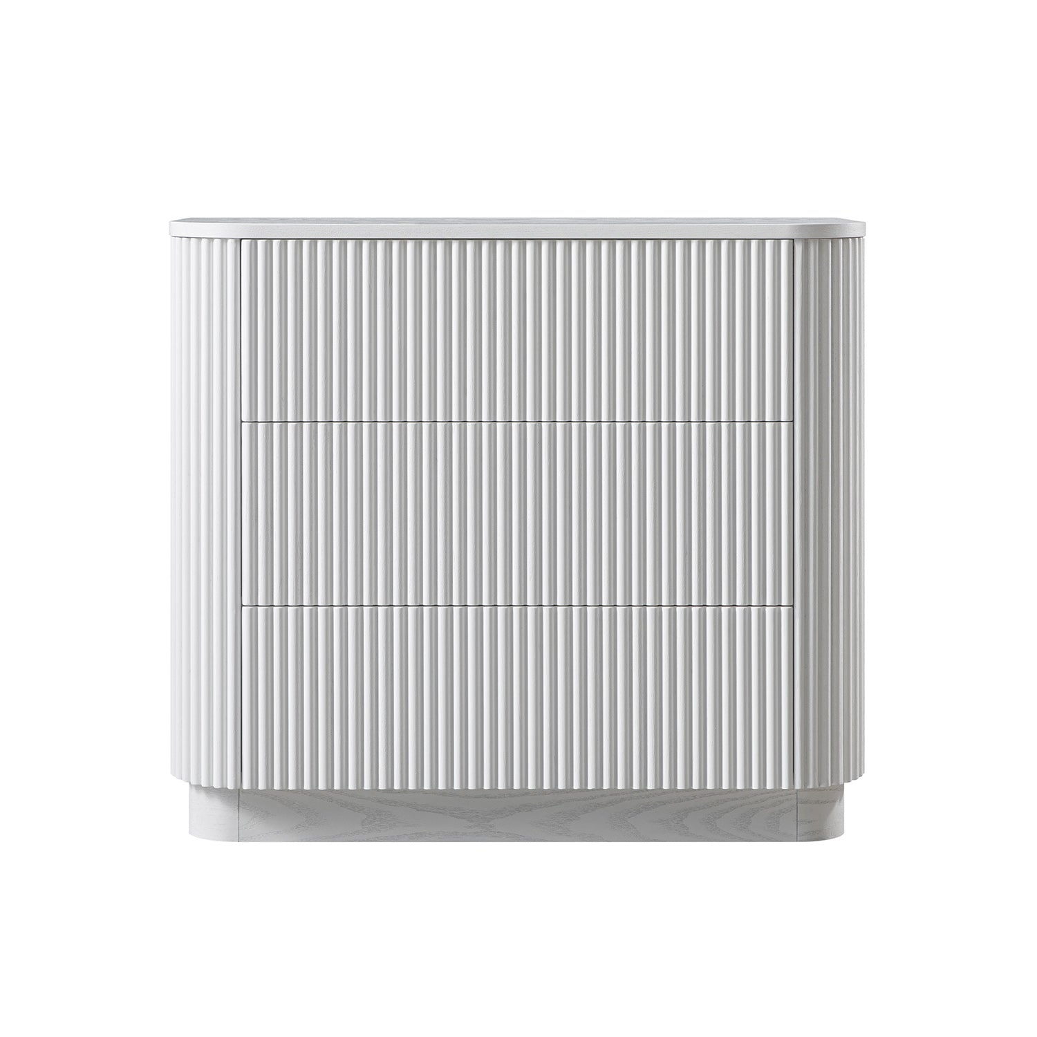 Maru Chest of 3 Drawers, Washed White