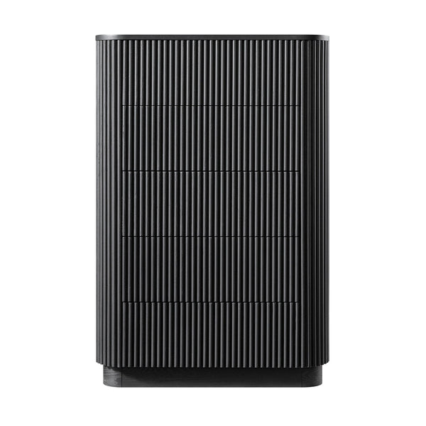 Maru Chest of 5 Drawers, Black