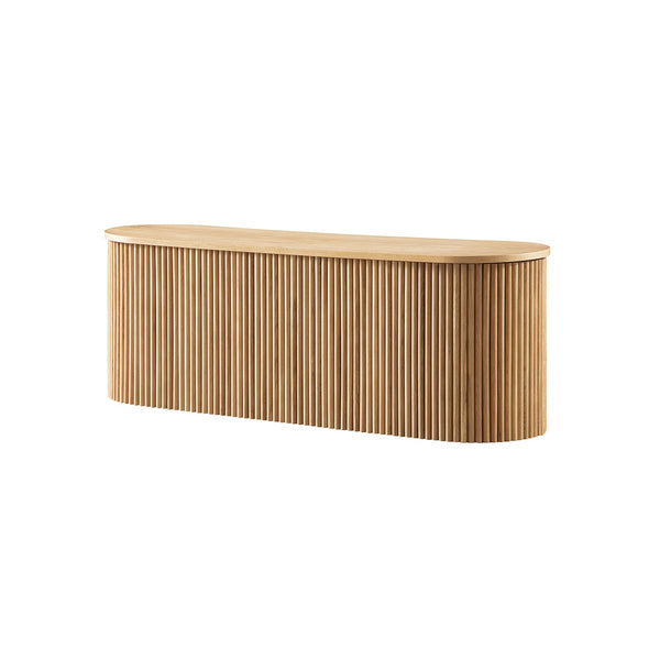 Maru Storage Ottoman Bench, Oak