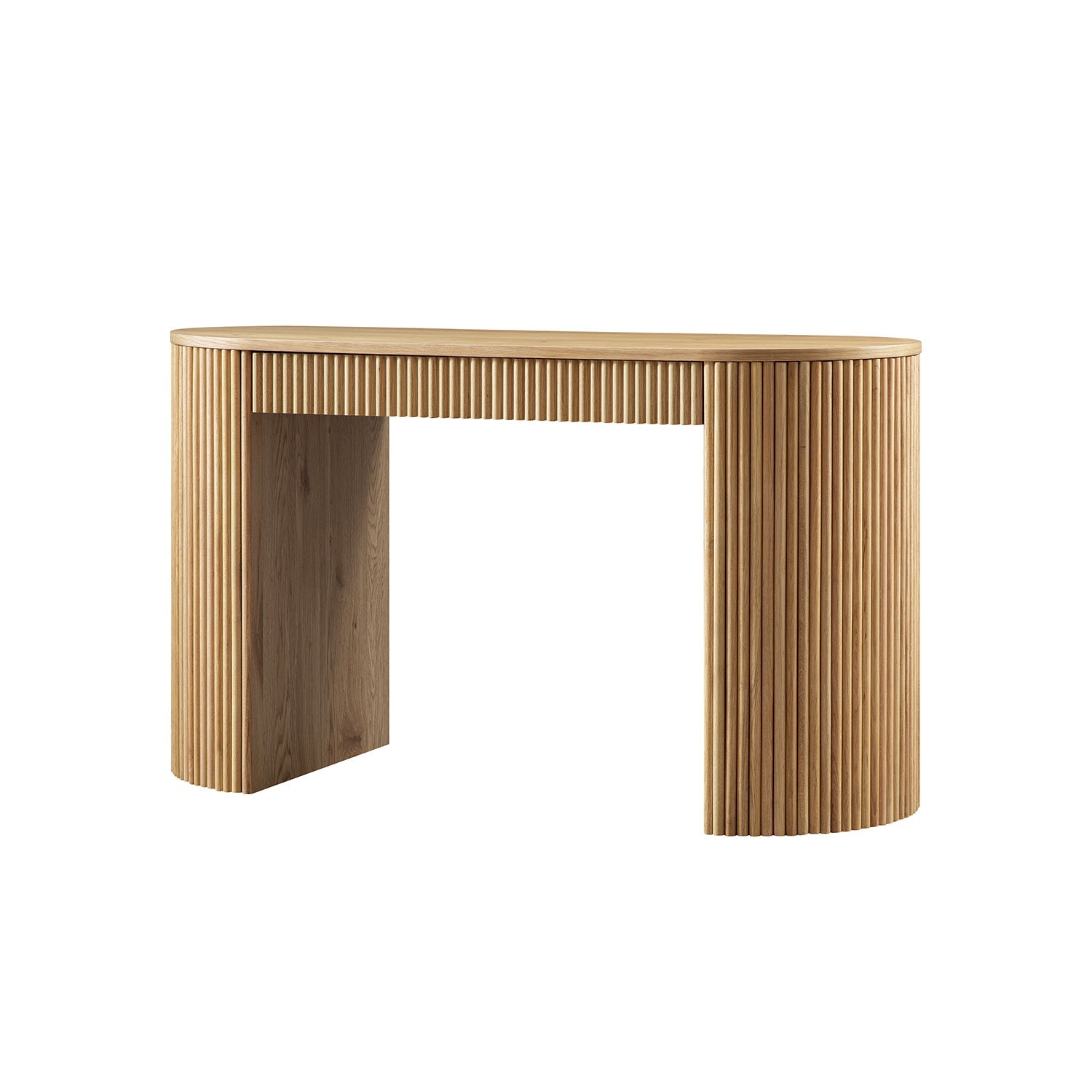 Maru 1-Drawer Writing Desk, Oak