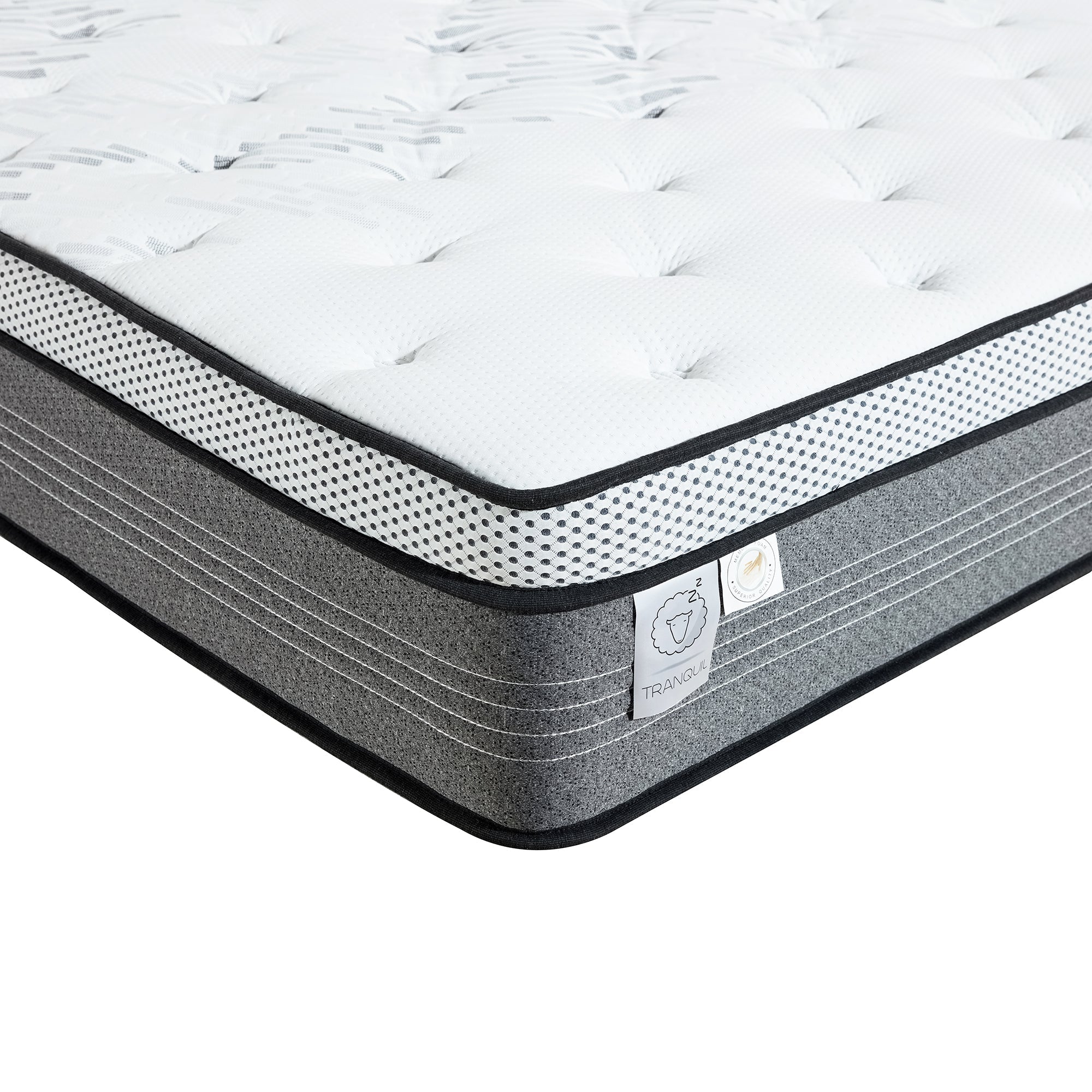 TRANQUIL Harvey Pocket Sprung with Memory Foam, Hybrid Deluxe Mattress