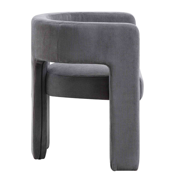 Greenwich Grey Corduroy Dining Chair