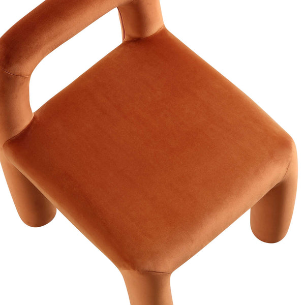 Libby Rust Velvet Dining Chair