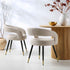 Laurel Wave Taupe Boucle Set of 2 Dining Chairs