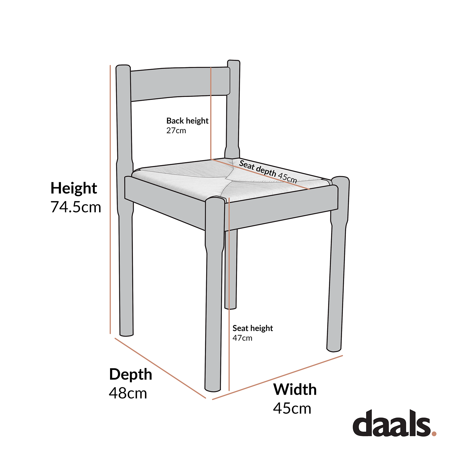 Minley 2-in-1 Dining Chair, Black Matte