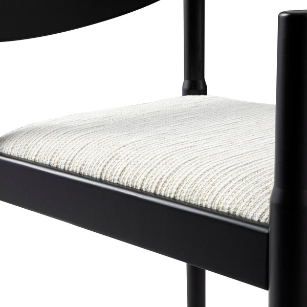 Minley 2-in-1 Carver Chair, Black Matte