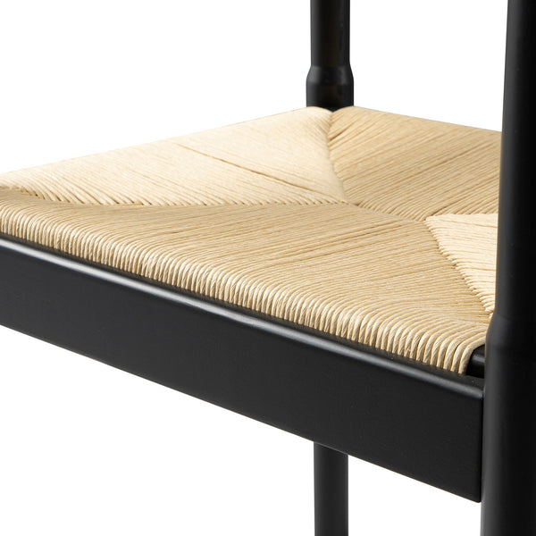 Minley 2-in-1 Carver Chair, Black Matte