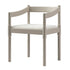 Minley 2-in-1 Carver Chair, Light Taupe High Gloss