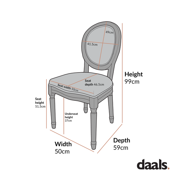 Lainston Set of 2 Classic Weathered Oak Dining Chairs, Fudge Velvet