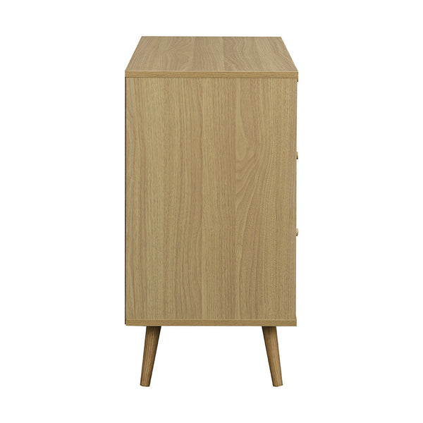 Anya Woven Rattan Chest of 3 Drawer in Natural Colour