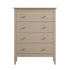 Oakham Chest of 4 Drawers, Deep Greige