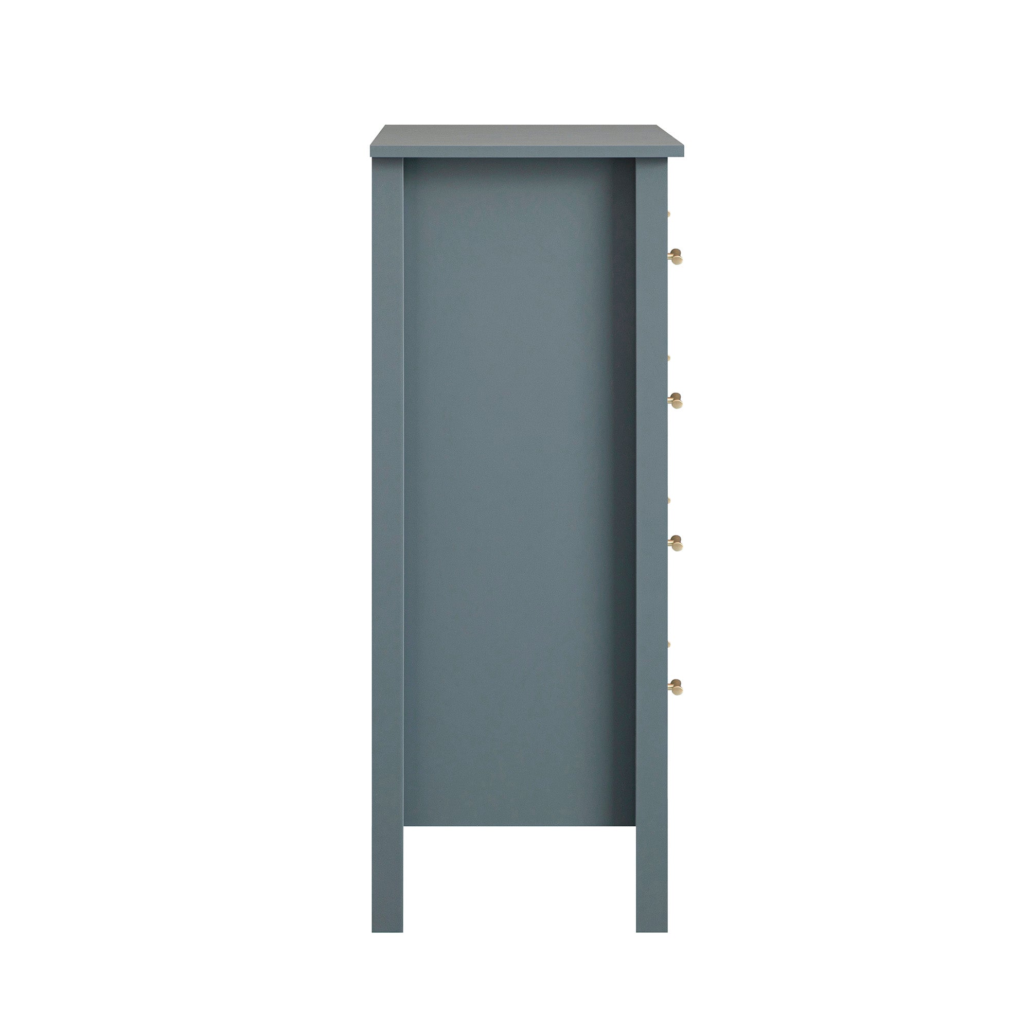 Oakham Chest of 4 Drawers, Stormy Blue