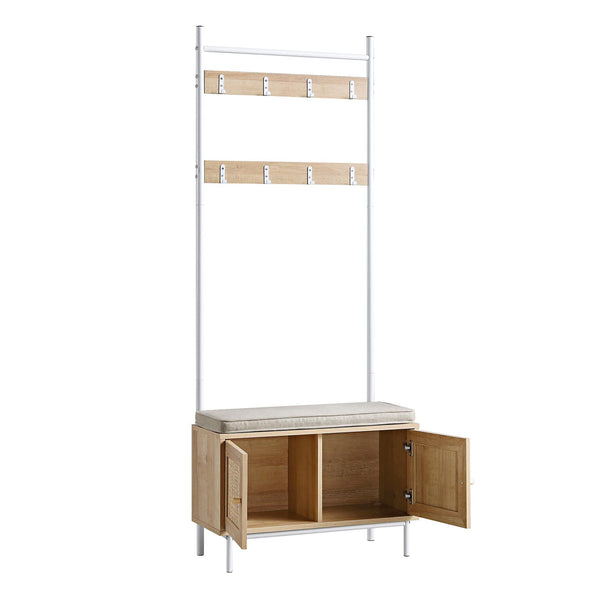 Frances Woven Hallway Unit with Cushion, Natural