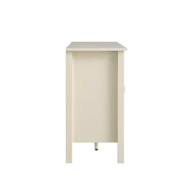 Oakham Wide Sideboard with Drawers, Shaded White