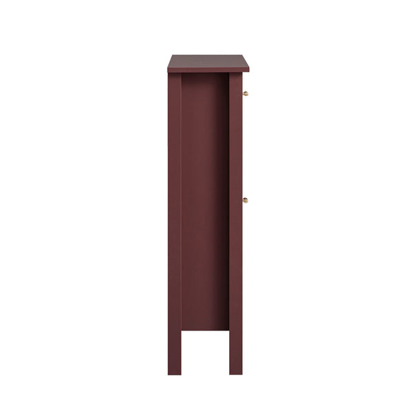 Oakham 2-Tier Shoe Cabinet, Wild Cherry