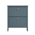 Oakham 2-Tier Shoe Cabinet, Stormy Blue