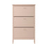 Oakham 3-Tier Shoe Cabinet, Nude Pink