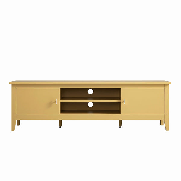Oakham 150cm TV Unit, Rattan Yellow