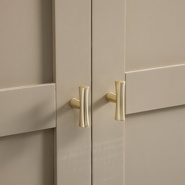 Oakham Double Wardrobe, Deep Greige