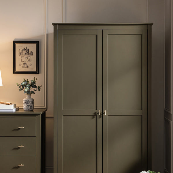 Oakham Double Wardrobe, Olive Grove
