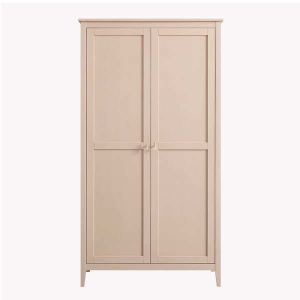 Oakham Double Wardrobe, Nude Pink