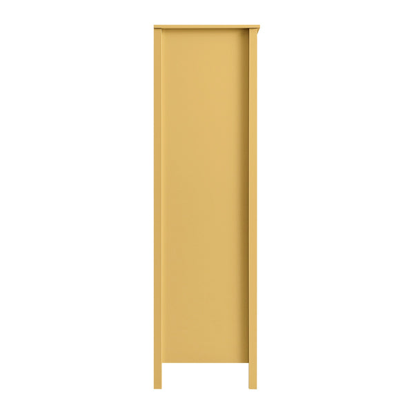 Oakham Double Wardrobe, Rattan Yellow