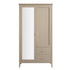 Oakham Mirrored Double Wardrobe, Deep Greige