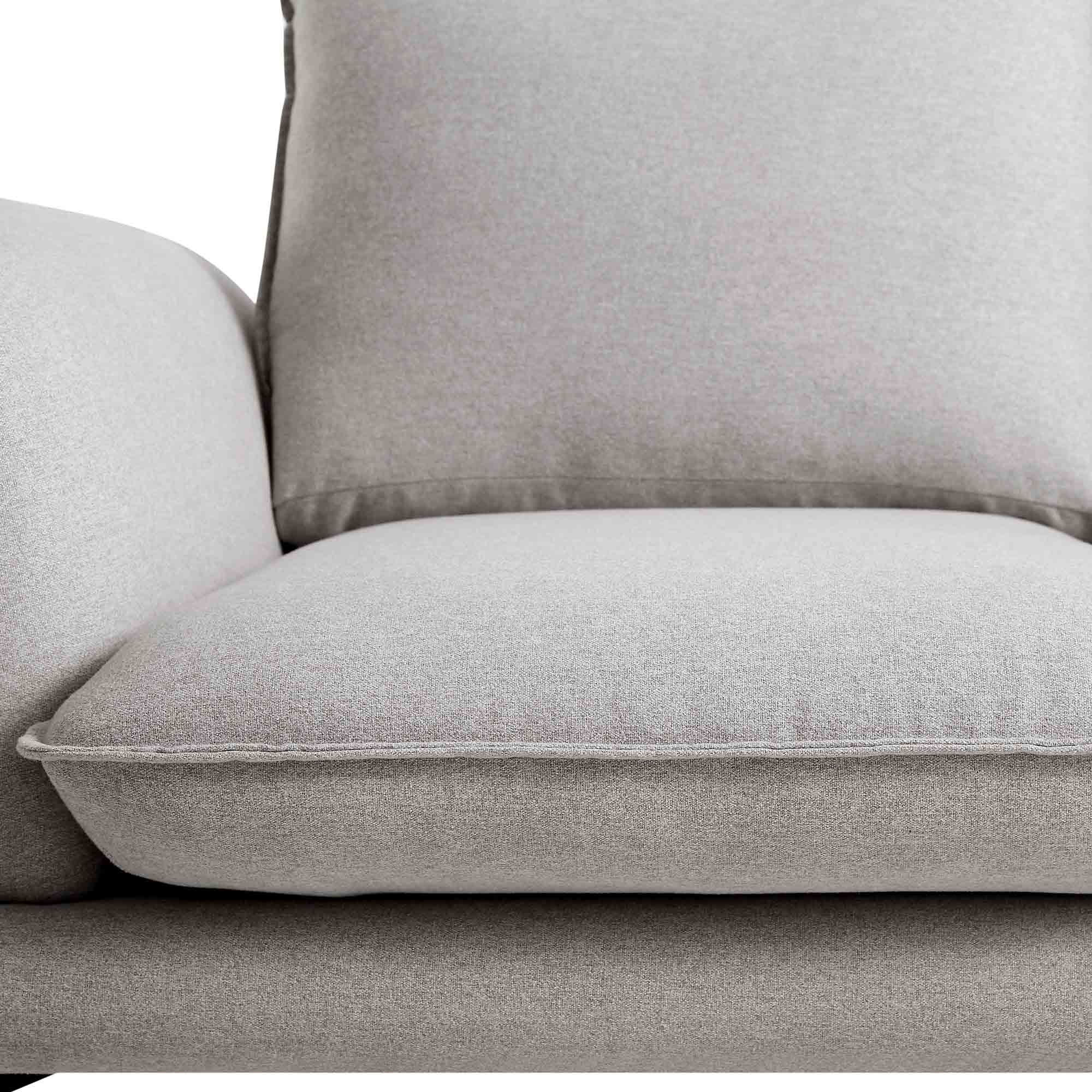 Obriel Grey Marl Fabric Sofa, 2-Seater