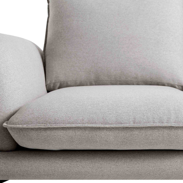 Obriel Grey Marl Fabric Sofa, 2-Seater